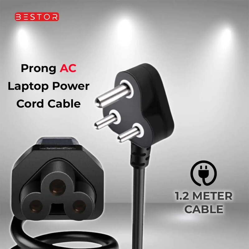 Laptop Power Cable - Compatible With Dell, Lenovo, HP Laptops - 350Watt Load